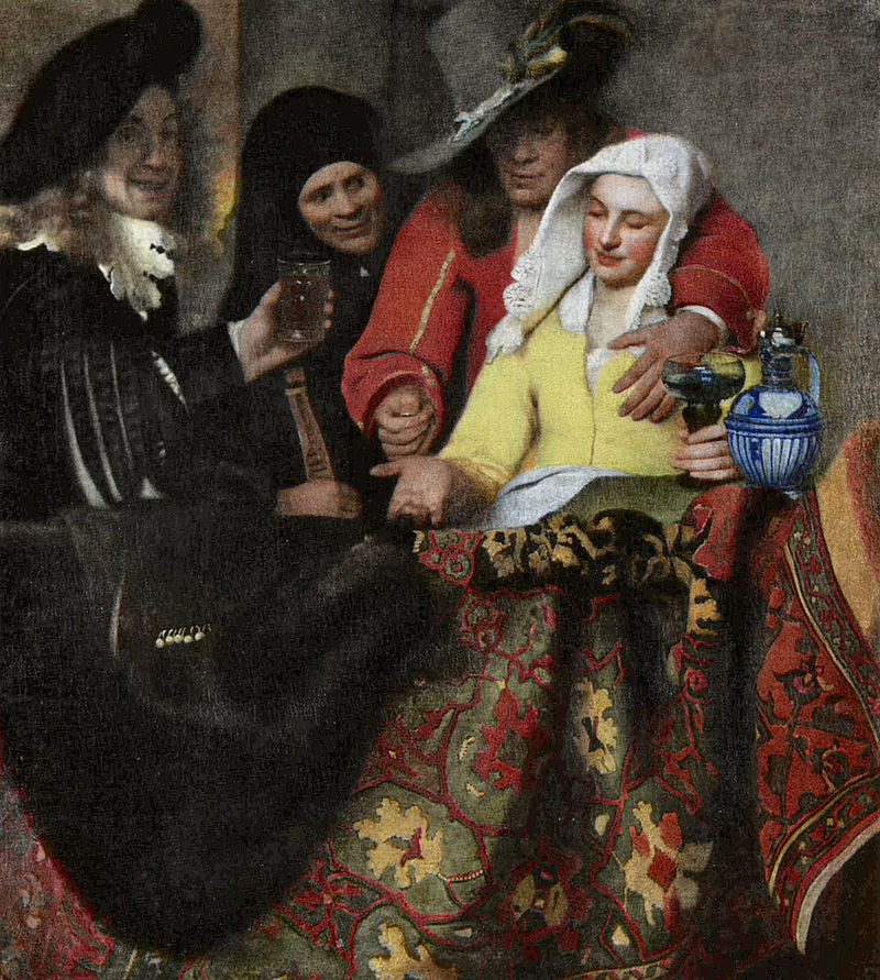 The procuress, Vermeer